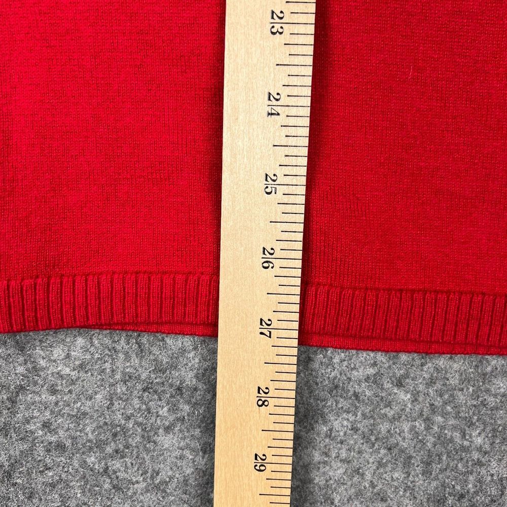 Talbots Red Open Front Cardigan - Picture 9 of 10